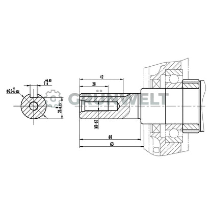 Benzinmotor Grünwelt GW420E