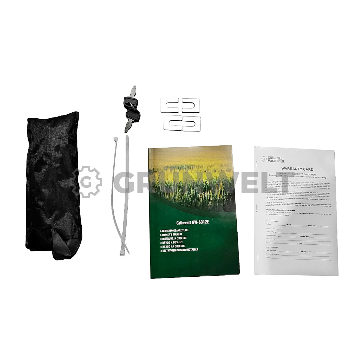 Holzhacker Grünwelt GW-S312E mit Elektrostarter