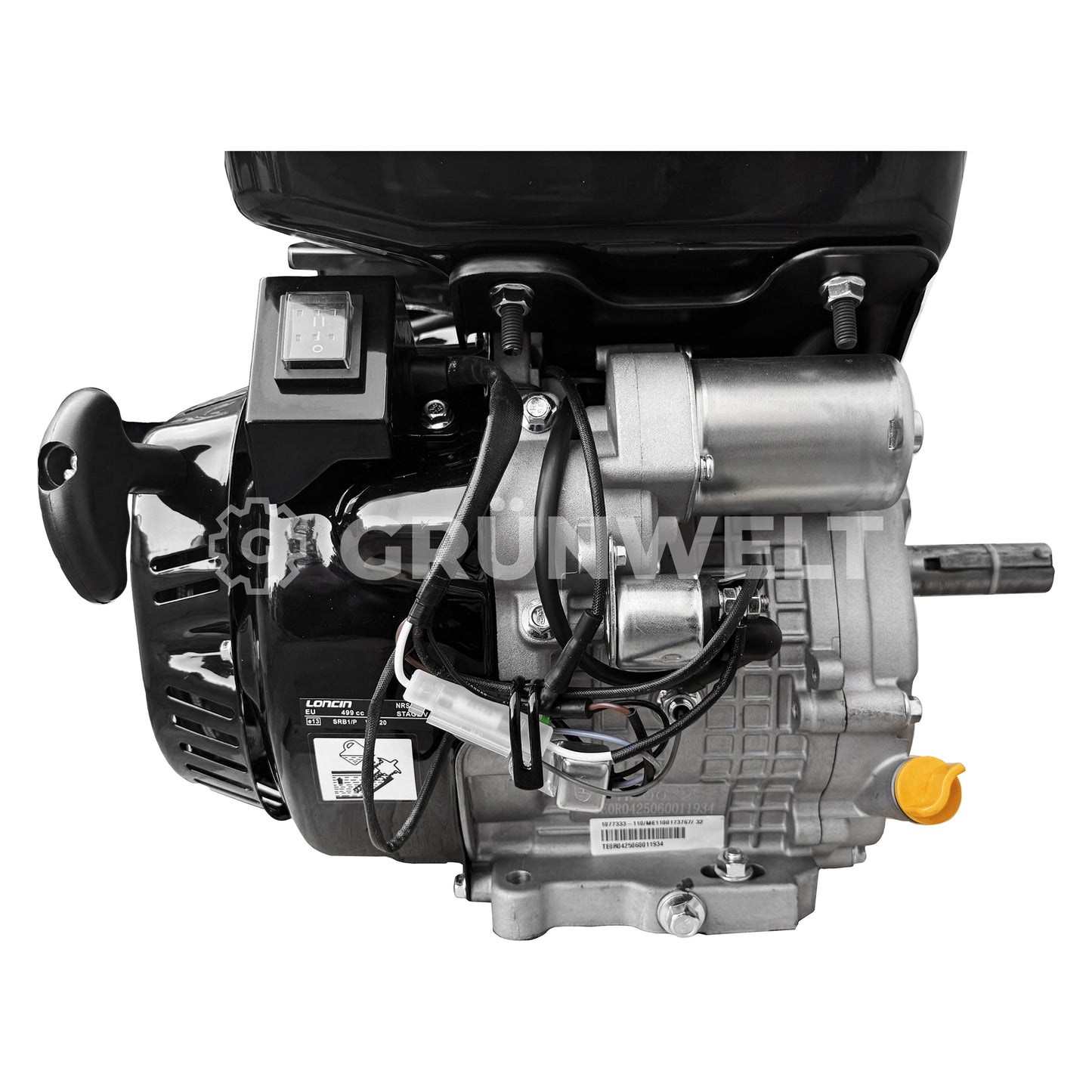 Benzinmotor Loncin H500D-2 / Schaft: 25 mm
