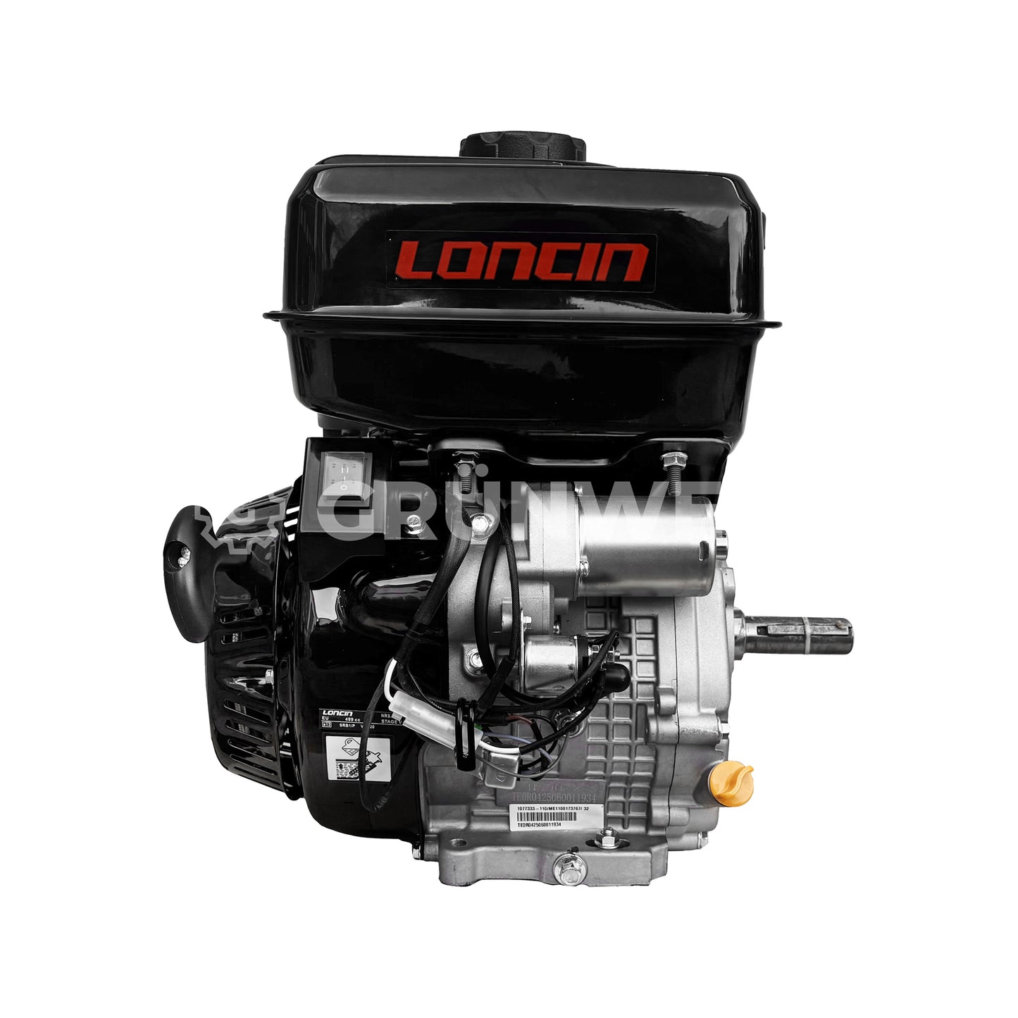 Benzinmotor Loncin H500D-2 / Schaft: 25.4 mm