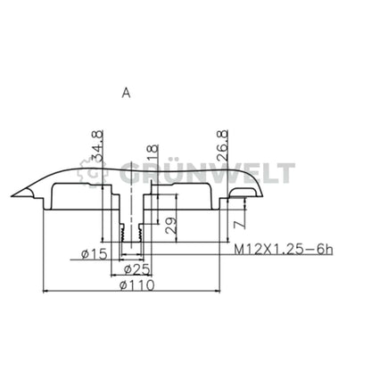 Benzinmotor Loncin LC165F-3H