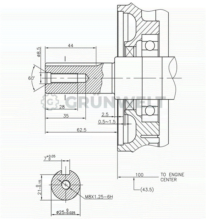 Benzinmotor Loncin LC192F