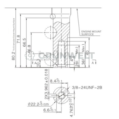 Benzinmotor Loncin LC1P70FC