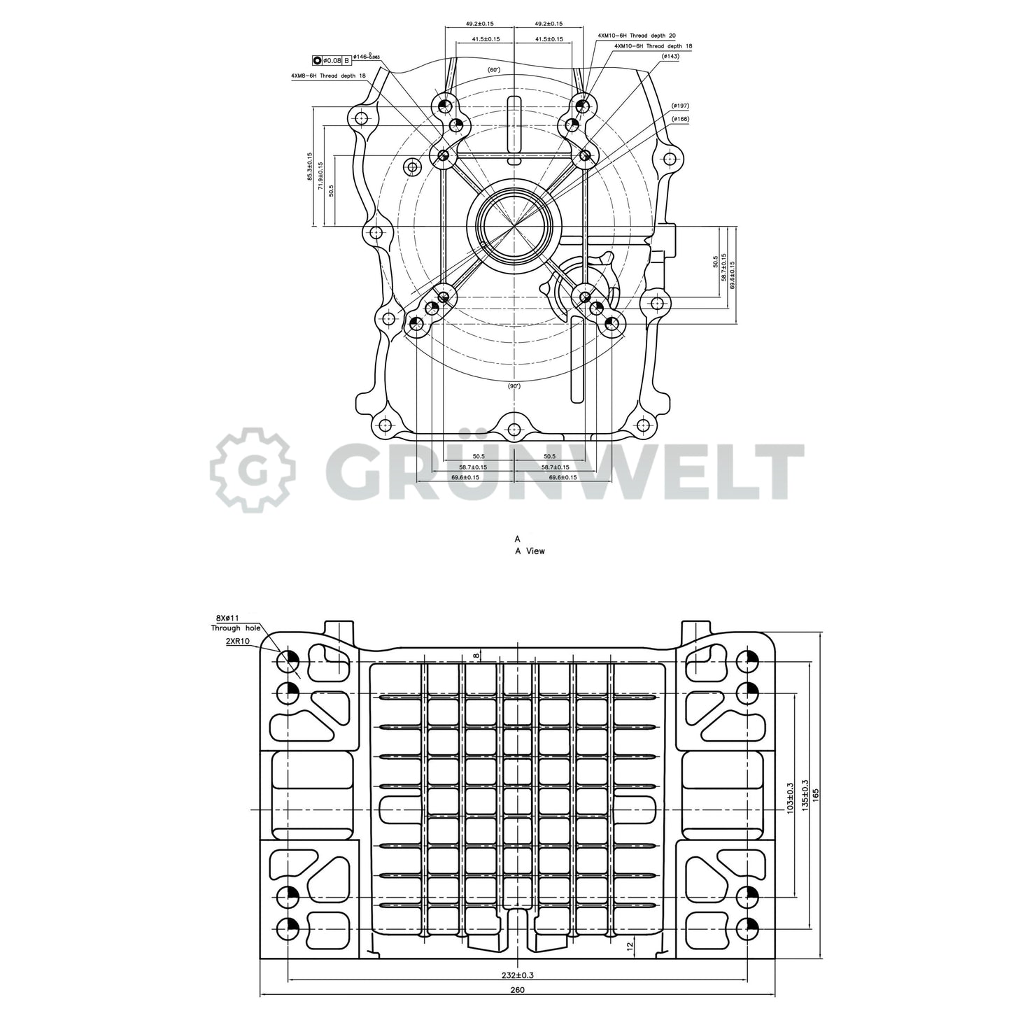 Benzinmotor Loncin LC2V90FD