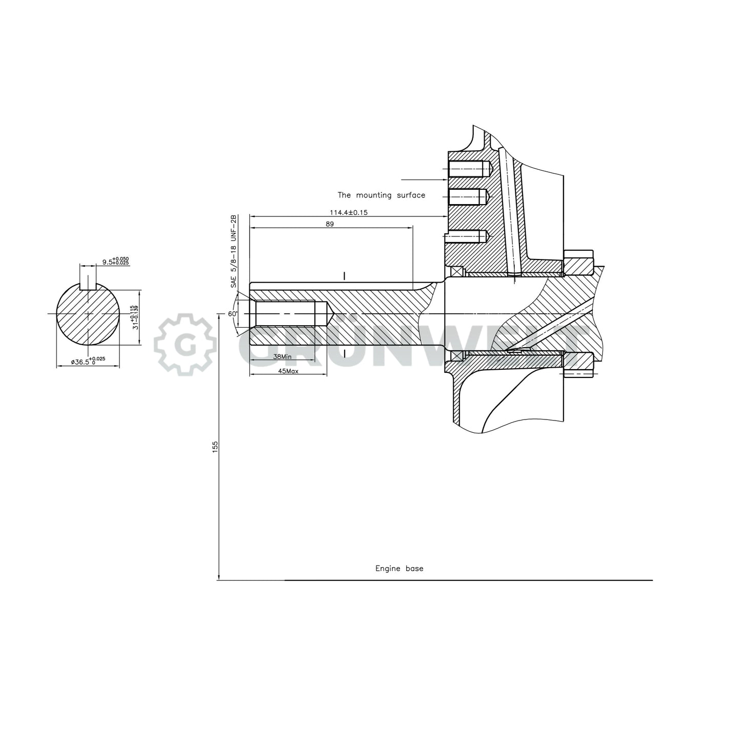 Benzinmotor Loncin LC2V90FD