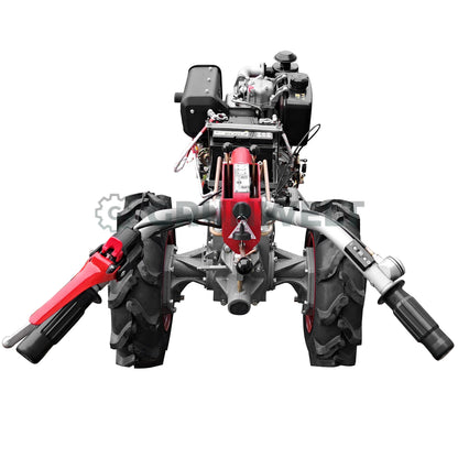 Einachser Motor-Sich MS110DE SET con fresadora de suelo Motor-Sich MS-KRN-2V