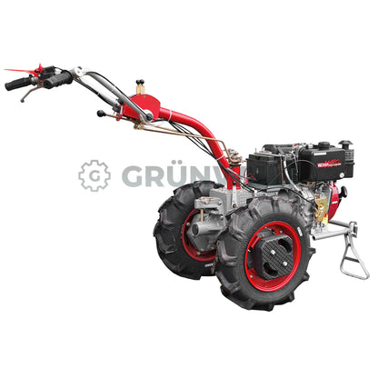 Einachser Motor-Sich MS110DE SET con cortacésped giratorio Motor-Sich MS-KRN-2S