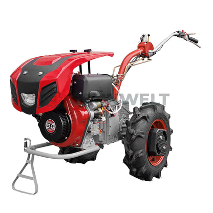 Einachser Motor-Sich MS110DE DELUXE SET con fresadora de suelo Motor-Sich MS-KRN-2V