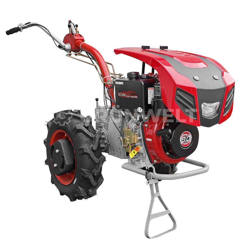 Einachser Motor-Sich MS110DE DELUXE SET con fresadora de suelo Motor-Sich MS-KRN-2V