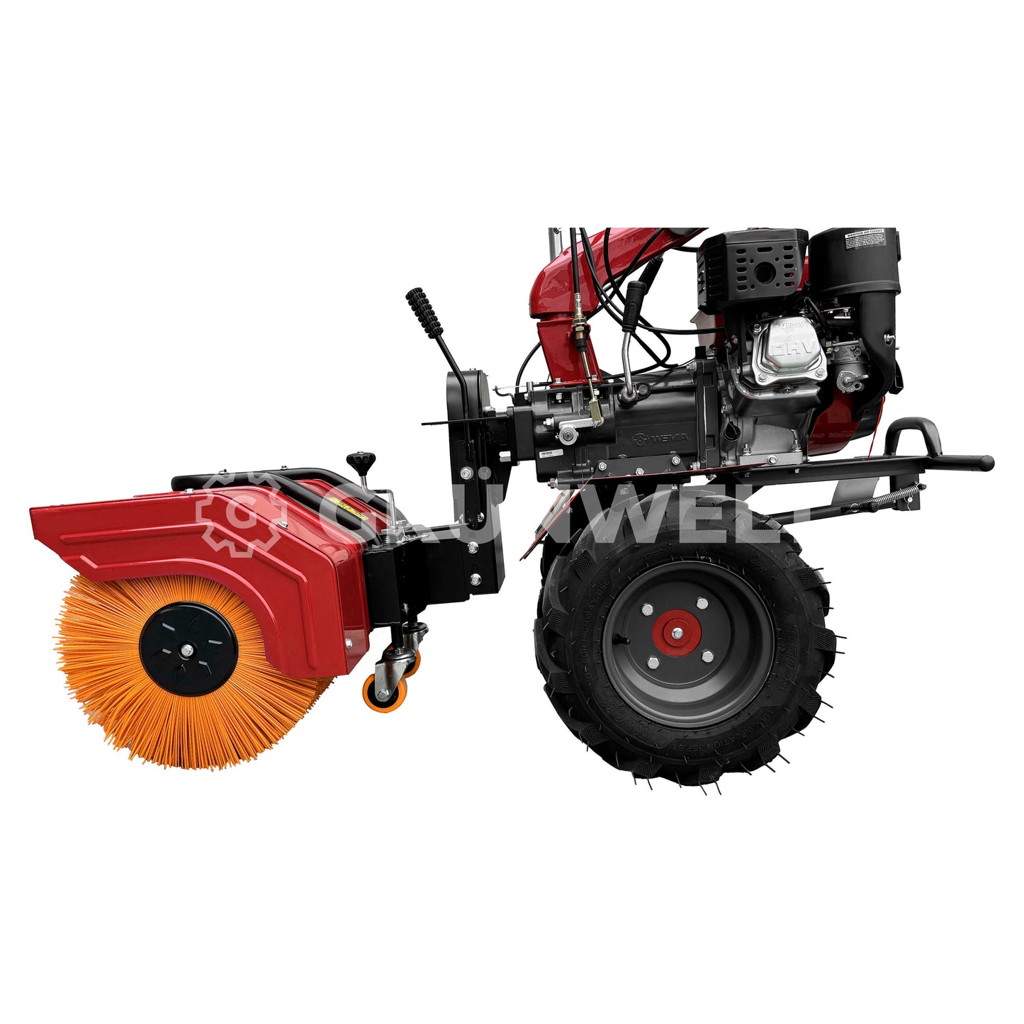 Motorhacke Weima WM1000N-6 SET mit Kehrbesen / Mehrzweckgerät / Kehrmaschine (ohne Getriebe- und Motoröl)