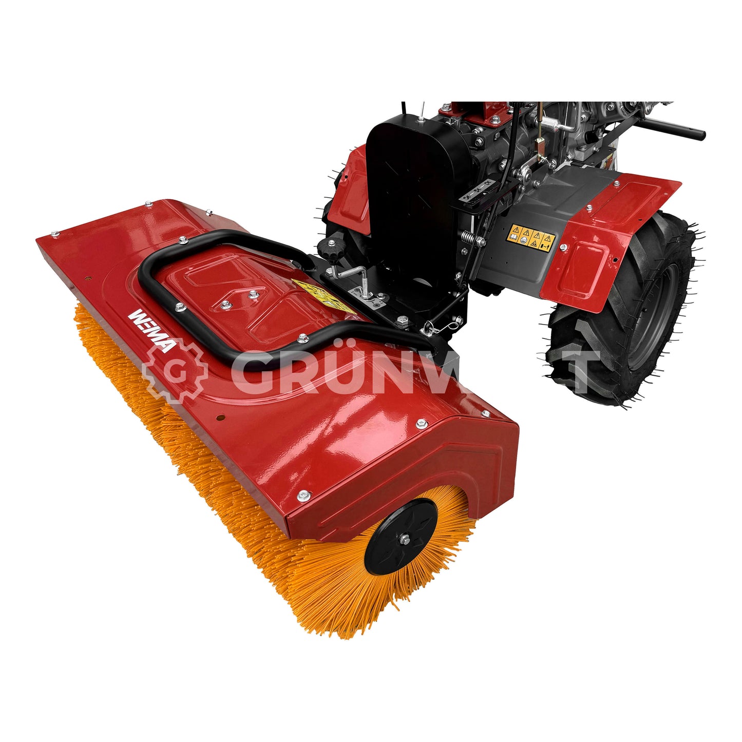 Motorhacke Weima WM1000N-6 SET mit Kehrbesen / Mehrzweckgerät / Kehrmaschine (ohne Getriebe- und Motoröl)
