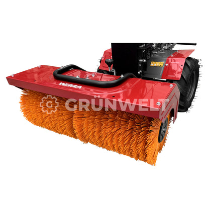 Motorhacke Weima WM1000N-6 SET mit Kehrbesen / Mehrzweckgerät / Kehrmaschine (ohne Getriebe- und Motoröl)