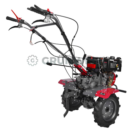 Motorhacke Weima WM1100BE-6 DIFF mit Bodenfräse und Eisenrädern (ohne Getriebe- und Motoröl)