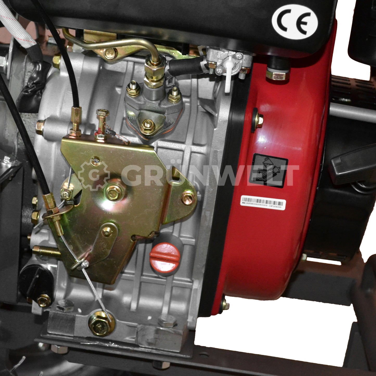 Motorhacke Weima WM1100BE-6 DIFF Deluxe SET mit Bodenfräse (ohne Getriebe- und Motoröl)