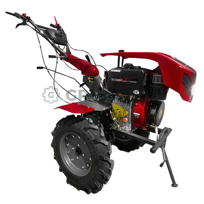 Motorhacke Weima WM1100BE-6 DIFF Deluxe SET mit Bodenfräse (ohne Getriebe- und Motoröl)