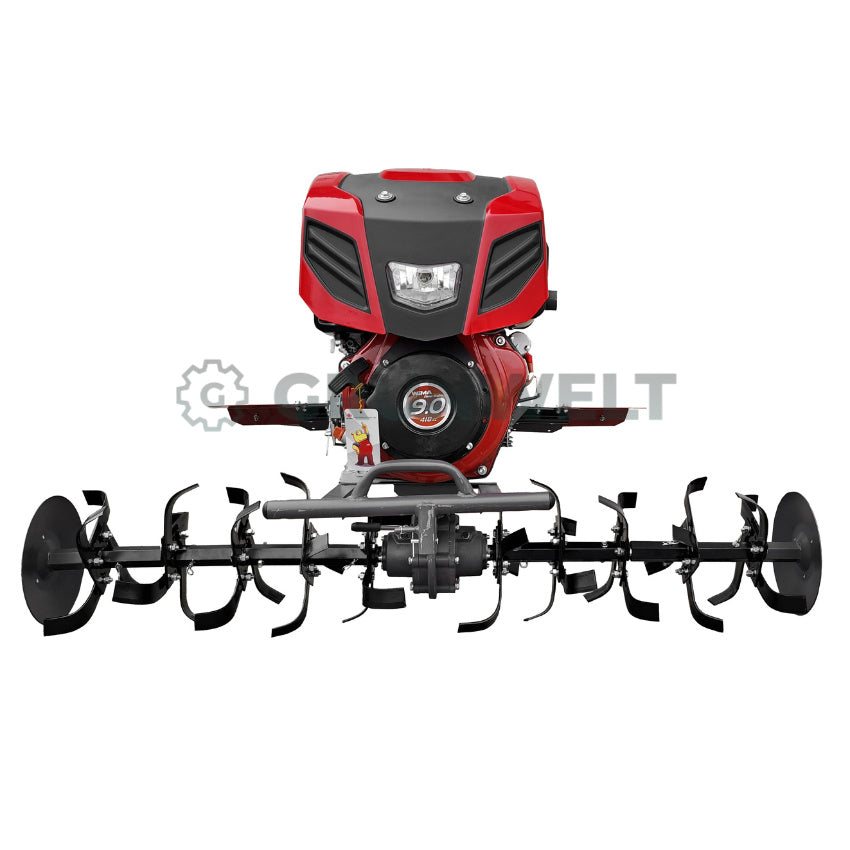 Motorhacke Weima WM1100BE-6 DIFF Deluxe SET mit Bodenfräse (ohne Getriebe- und Motoröl)