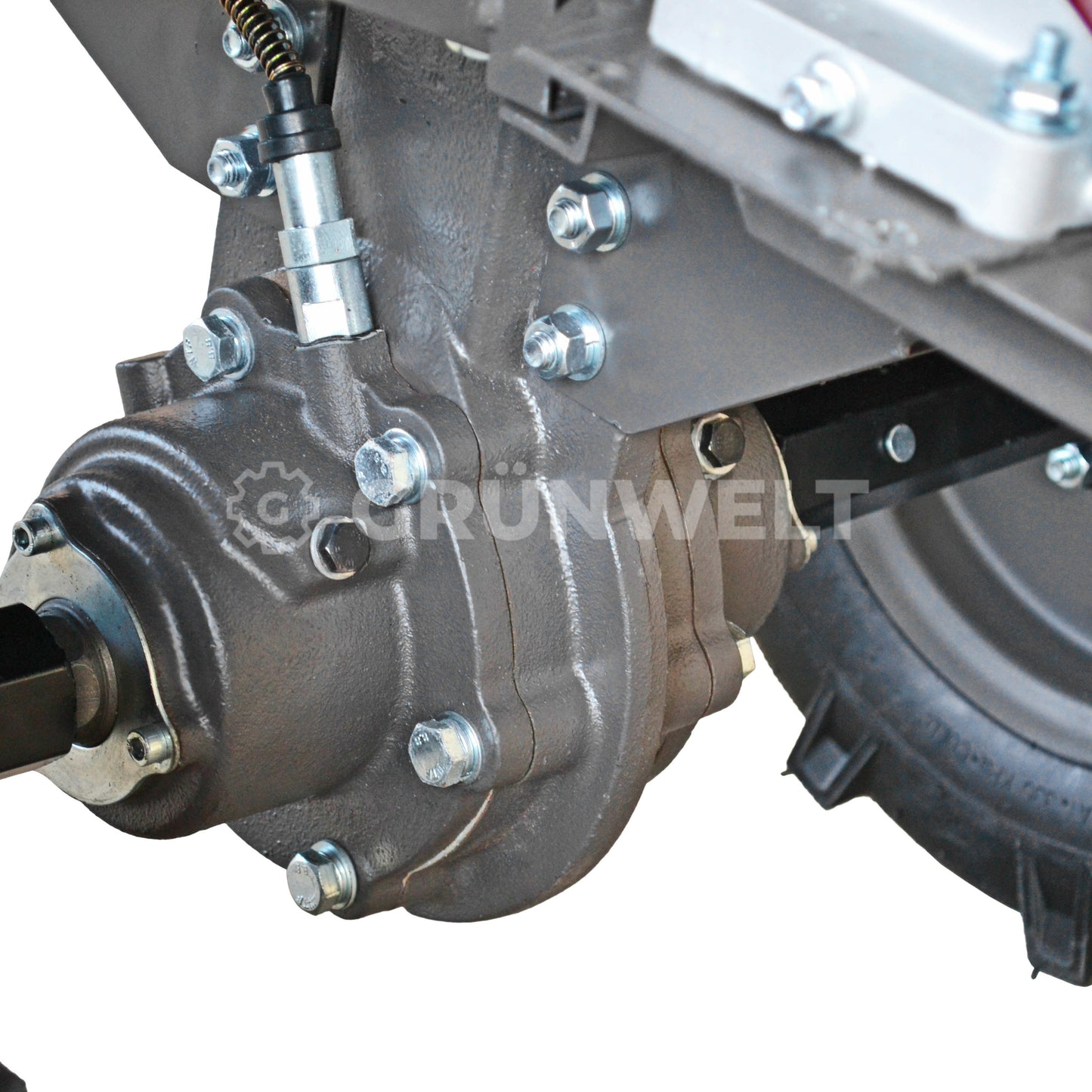 Motorhacke Weima WM1100C-6 DIFF SET mit Kreiselmäher und Eisenrädern (ohne Getriebe- und Motoröl)