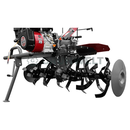 Motorhacke Weima WM1100C-6 mit Kreiselmäher und Eisenrädern (ohne Getriebe- und Motoröl)