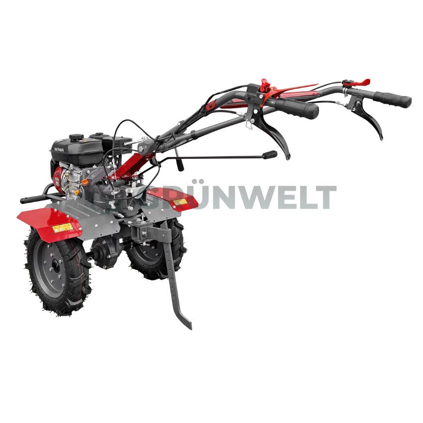 Motorhacke Weima WM1100C-6 mit Bodenfräse und Eisenrädern (ohne Getriebe- und Motoröl)