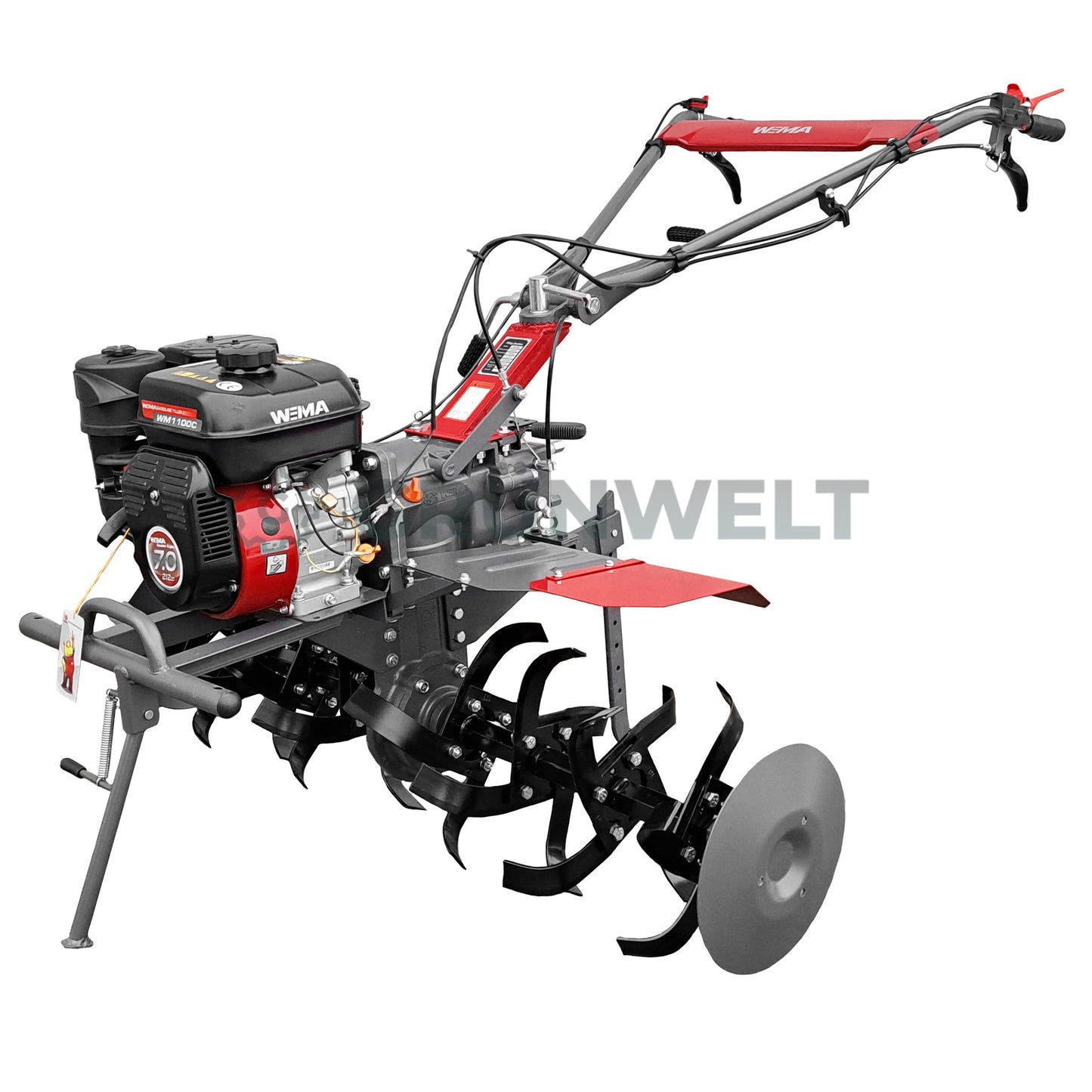 Motorhacke Weima WM1100C-6 mit Kreiselmäher (ohne Getriebe- und Motoröl)
