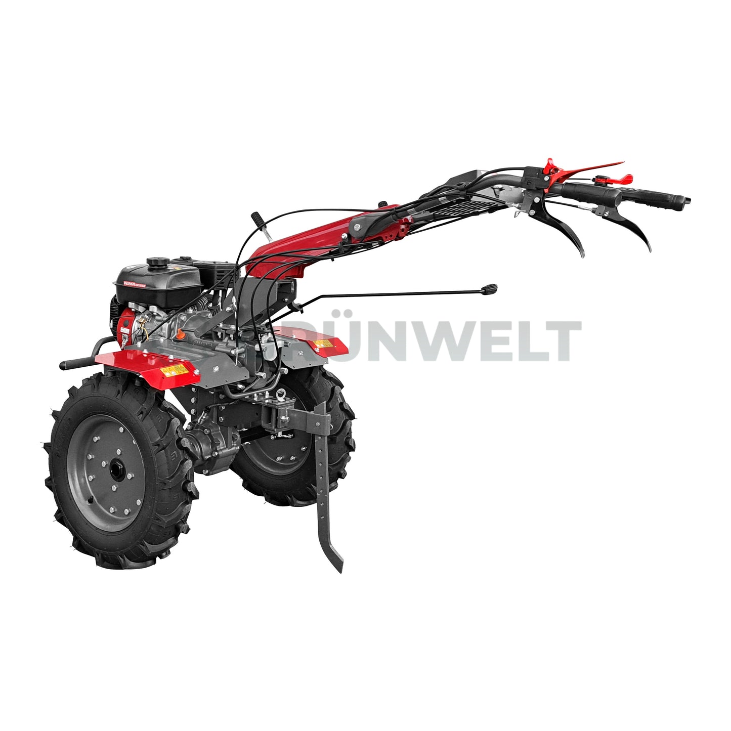 Rototiller Weima WM1100C-6 DIFF Deluxe SET with rotary mower and iron wheels (without gearbox and engine oil)