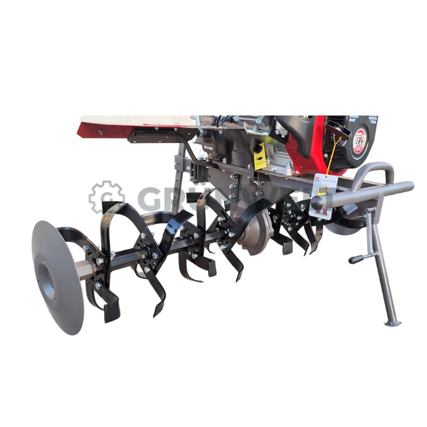 Motorhacke Weima WM1100C-6 Deluxe mit Bodenfräse und Eisenrädern (ohne Getriebe- und Motoröl)