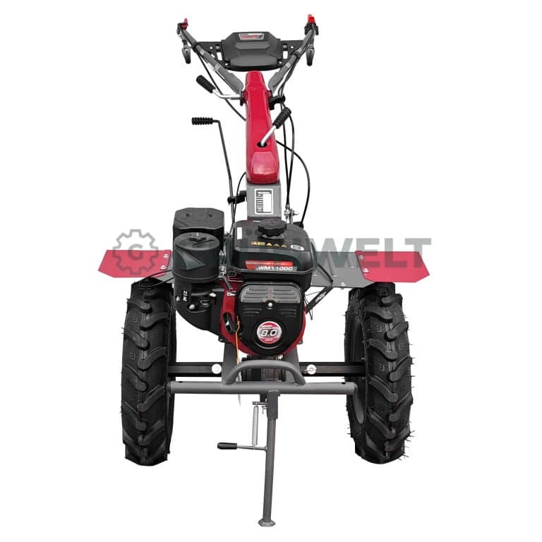 Rototiller Weima WM1100C-6 Deluxe SET with rotary mower and iron wheels (without gearbox and engine oil)