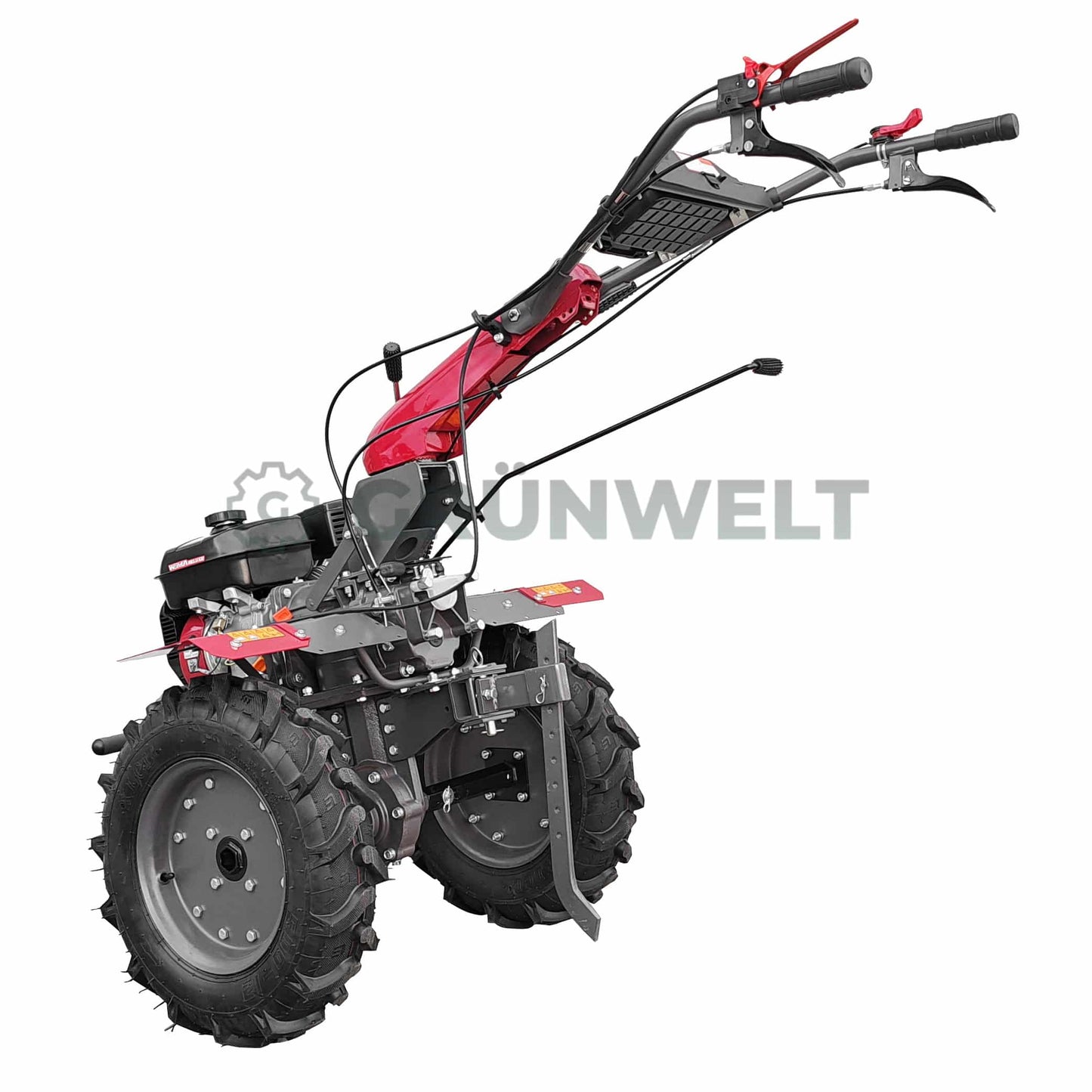 Motorhacke Weima WM1100C-6 Deluxe mit Bodenfräse und Eisenrädern (ohne Getriebe- und Motoröl)