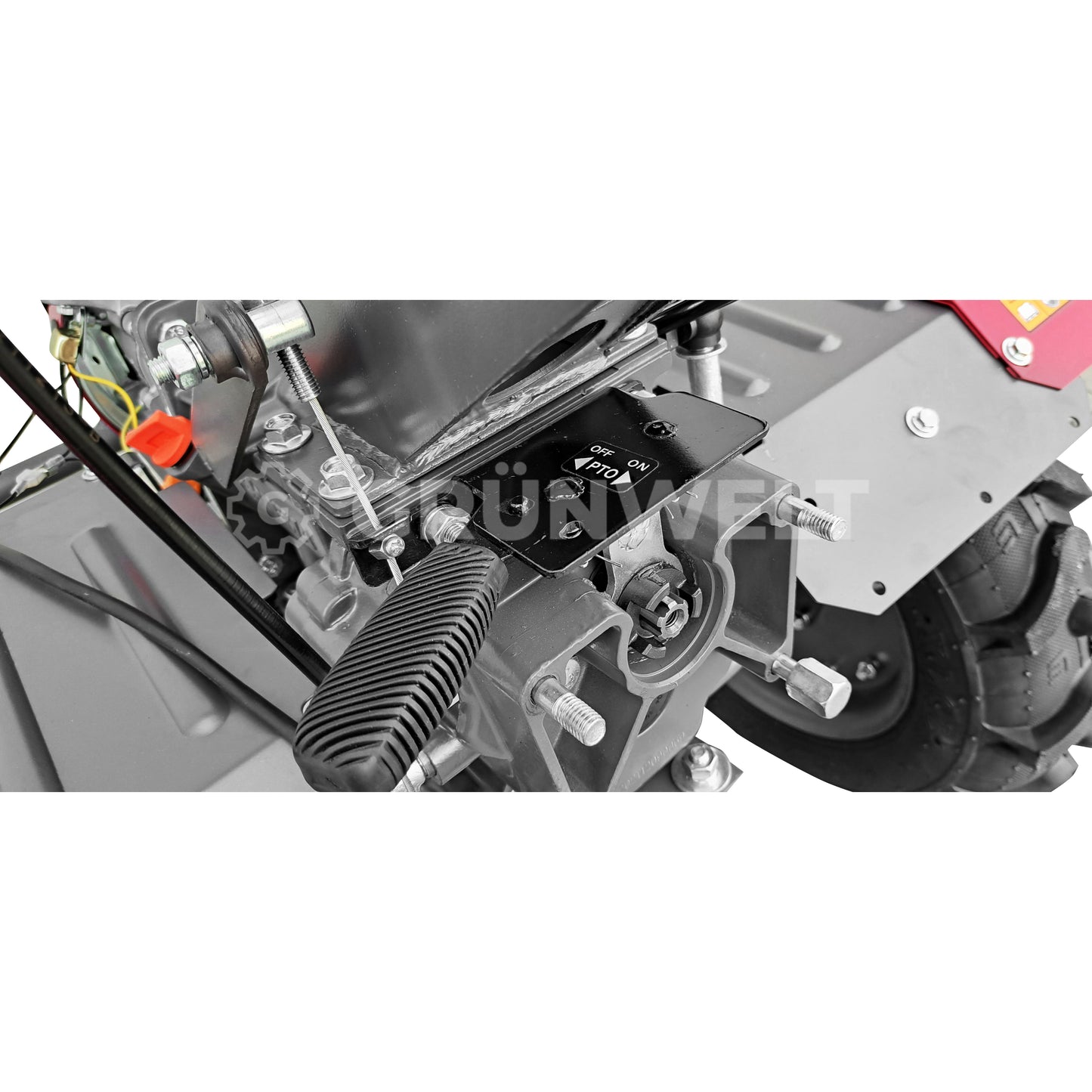 Motorhacke Weima WM1100C-6 Deluxe mit Bodenfräse und Kreiselmäher (ohne Getriebe- und Motoröl)