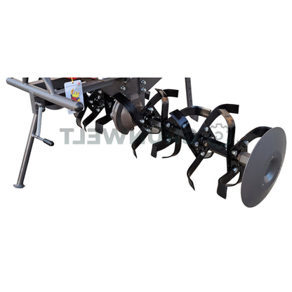 Motobineuse Weima WM1100F-6 SET avec fraise rotative et roues en fer (sans huile de boîte de vitesses ni moteur)