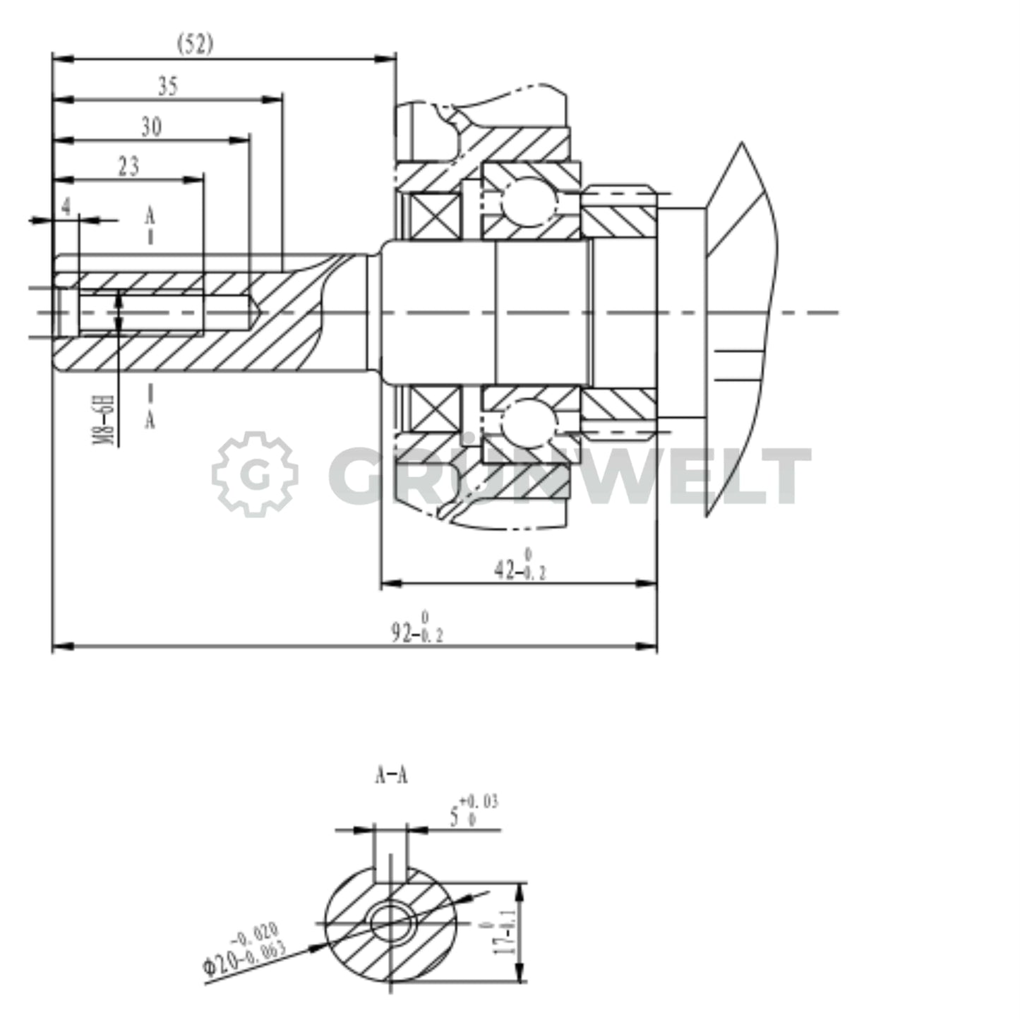 Benzinmotor Weima WM170F-S