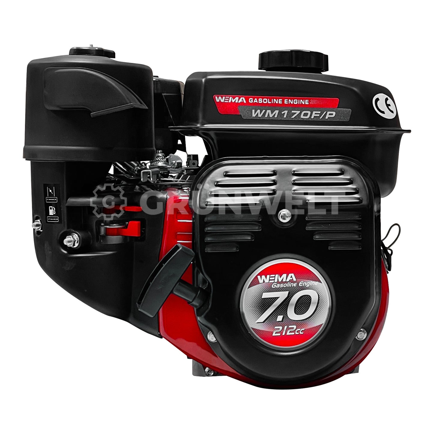 Benzinmotor Weima WM170FP-T mit Keilwelle (20 mm)