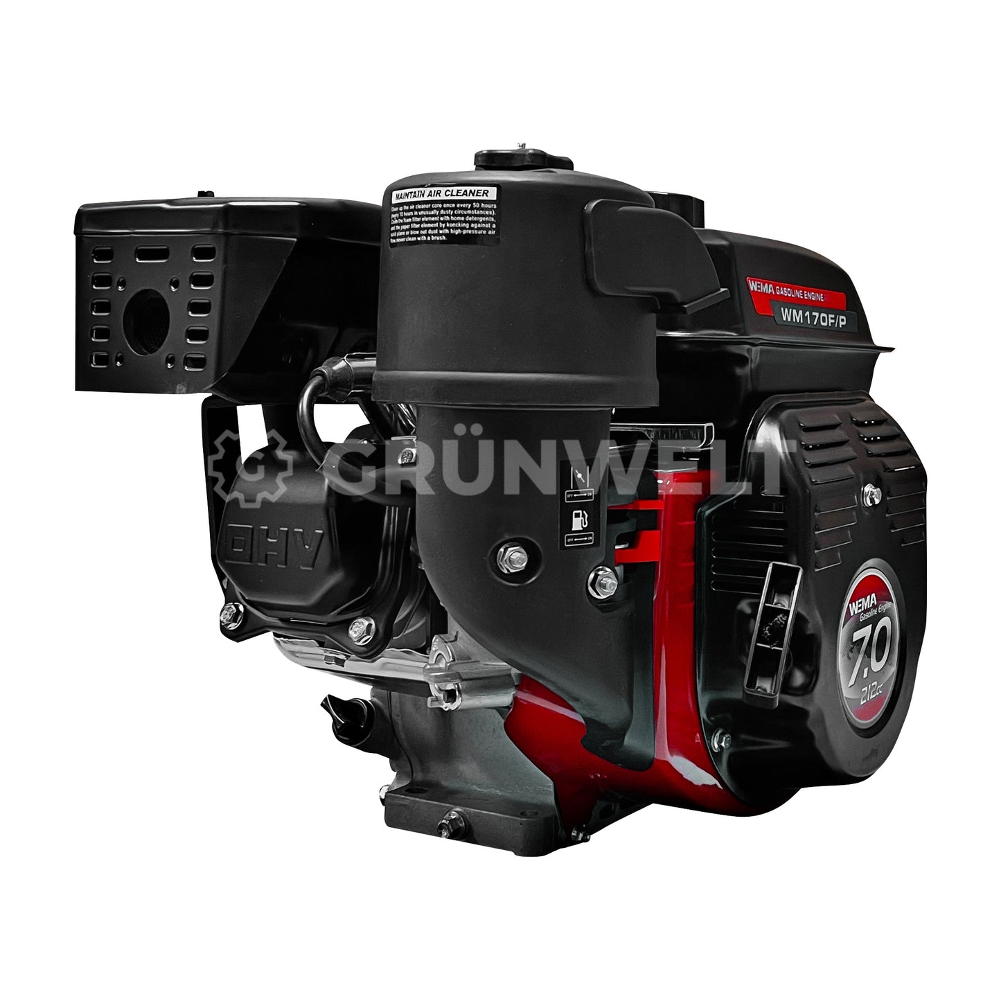 Benzinmotor Weima WM170FP-T mit Keilwelle (20 mm)