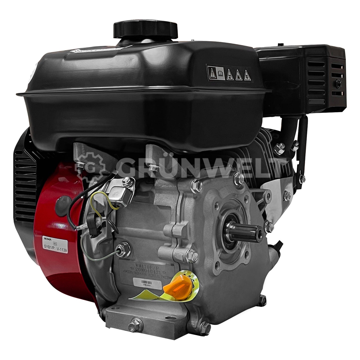 Benzinmotor Weima WM170FP-T mit Keilwelle (20 mm)