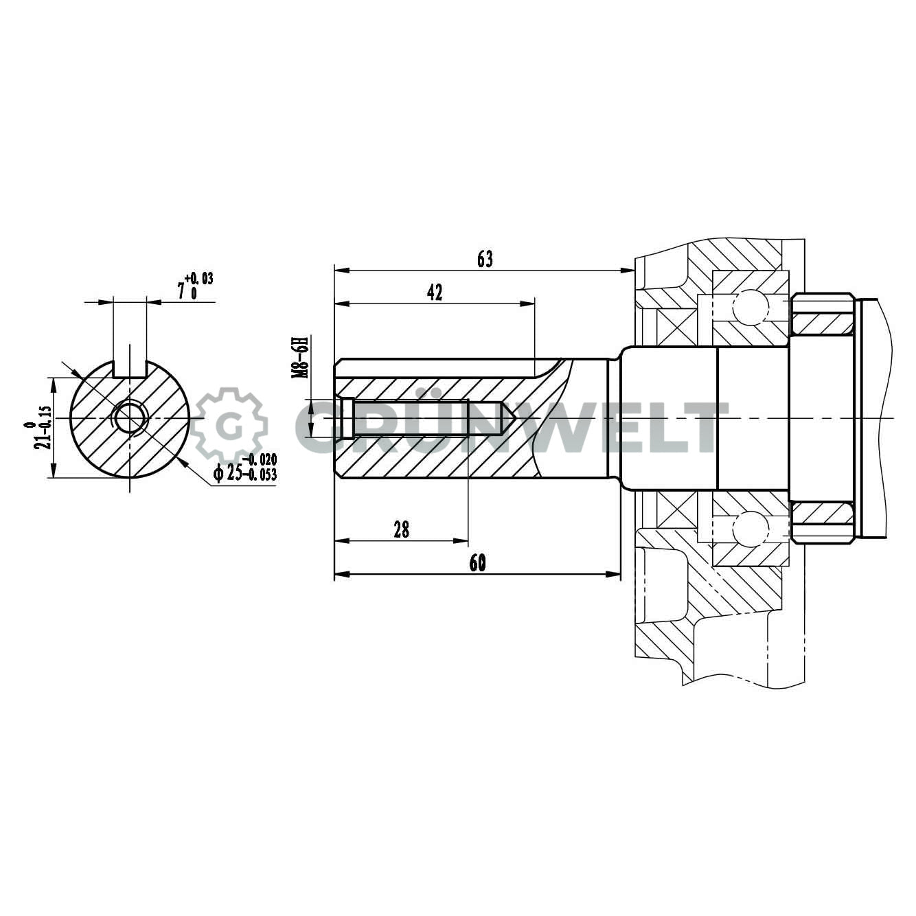 Benzinmotor Weima WM177F