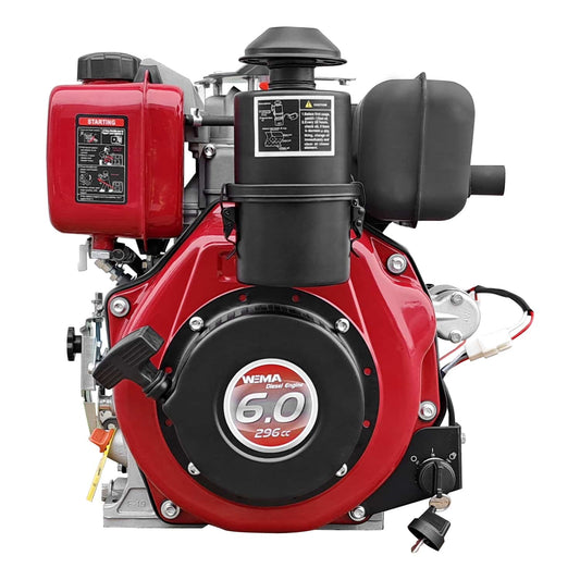 Dieselmotor Weima WM178FE mit Ölbadluftfilter mit Keilwelle (25 mm)