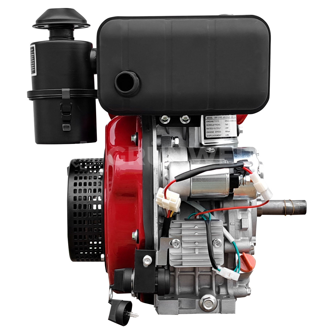 Dieselmotor Weima WM178FE mit Ölbadluftfilter