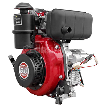 Dieselmotor Weima WM178FE mit Ölbadluftfilter mit Keilwelle (25 mm)