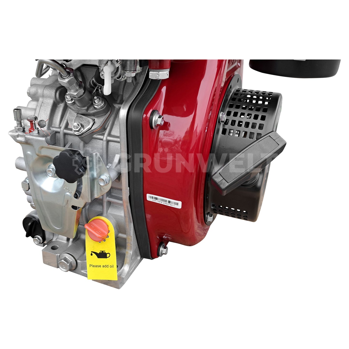 Dieselmotor Weima WM178FE mit Ölbadluftfilter mit Keilwelle (25 mm)