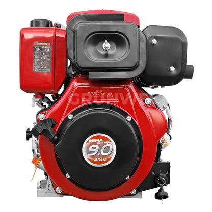 Dieselmotor Weima WM186FBE mit Papierluftfilter und Schutzabdeckung