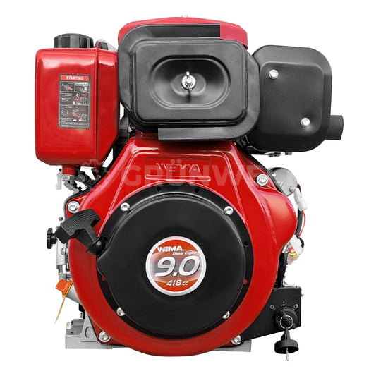 Dieselmotor Weima WM186FBE mit Papierluftfilter und Schutzabdeckung