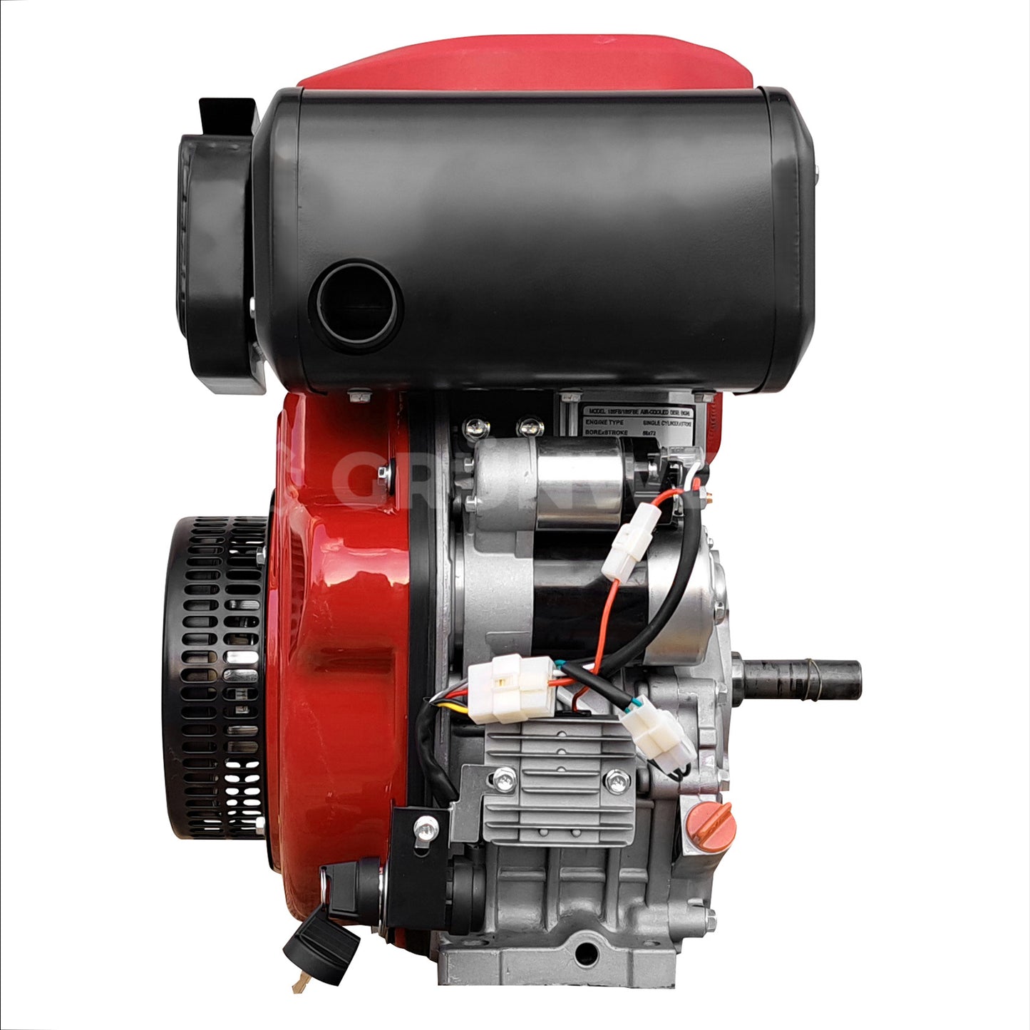 Dieselmotor Weima WM186FBE mit Papierluftfilter und Schutzabdeckung