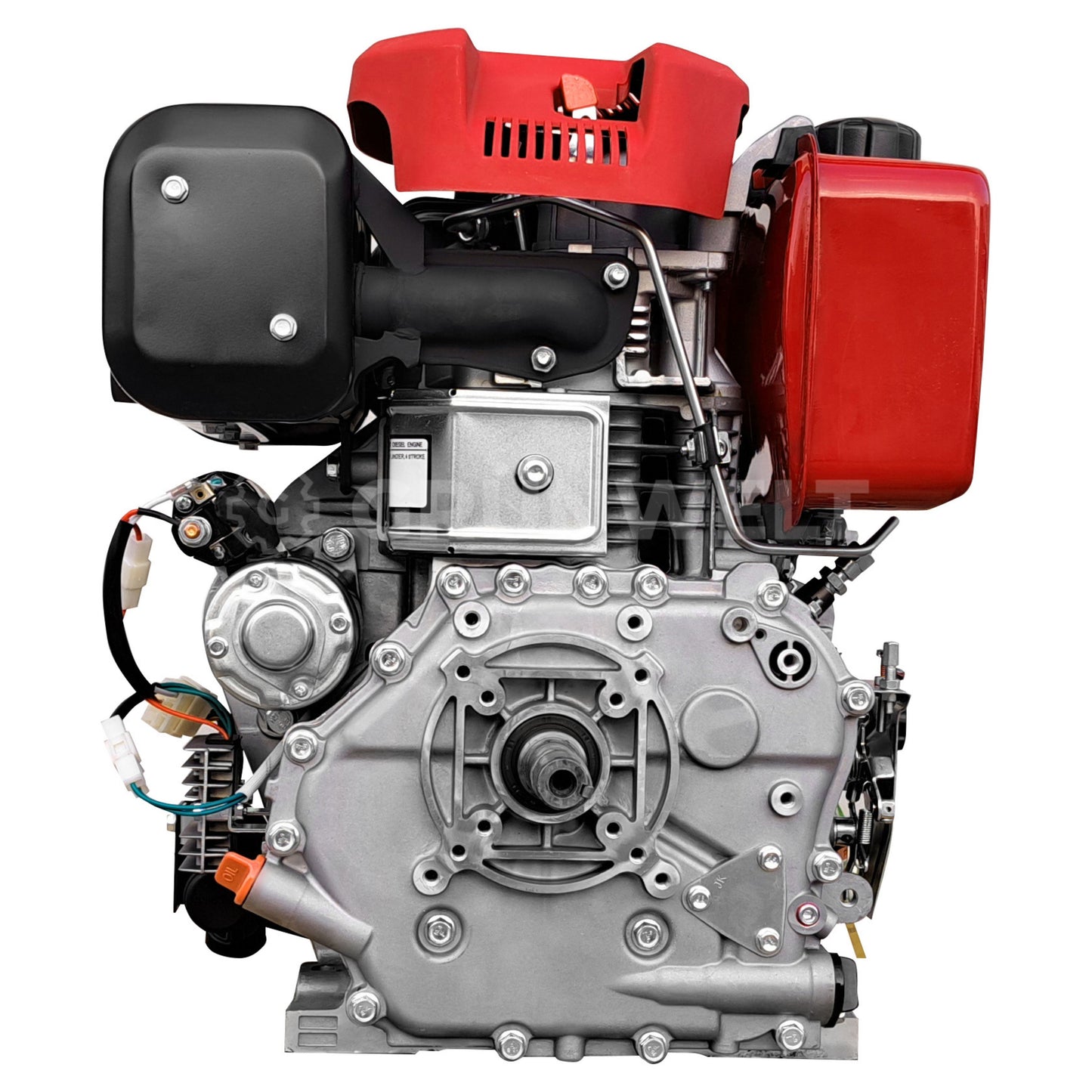 Dieselmotor Weima WM186FBE mit Papierluftfilter und Schutzabdeckung