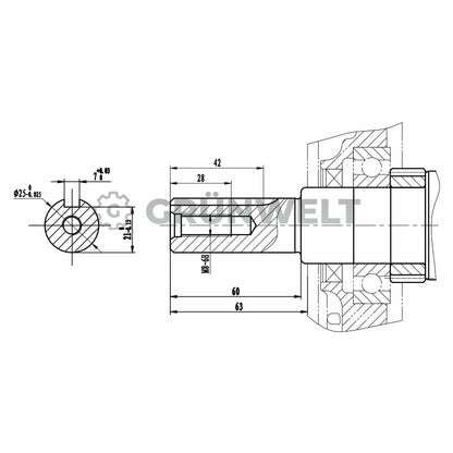 Benzinmotor Weima WM188F-2