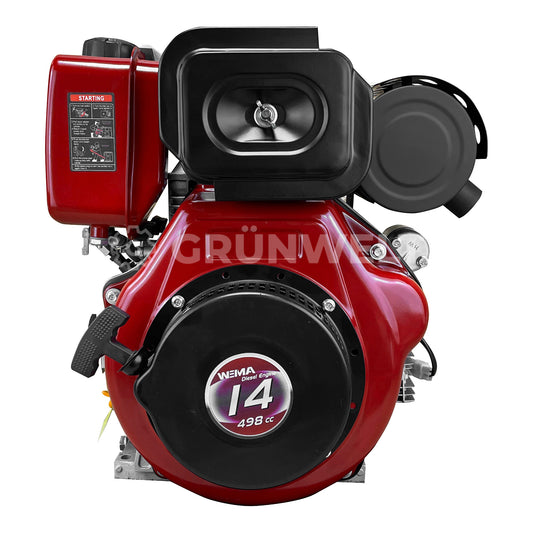 Dieselmotor Weima WM192FAE mit Papierluftfilter