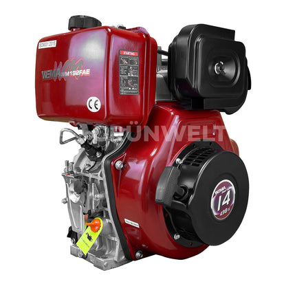 Dieselmotor Weima WM192FAE mit Papierluftfilter