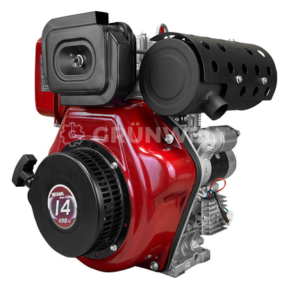 Dieselmotor Weima WM192FAE mit Papierluftfilter