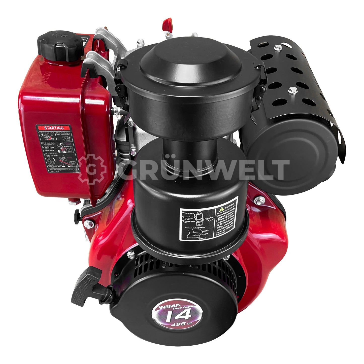 Dieselmotor Weima WM192FAE mit Ölbadluftfilter