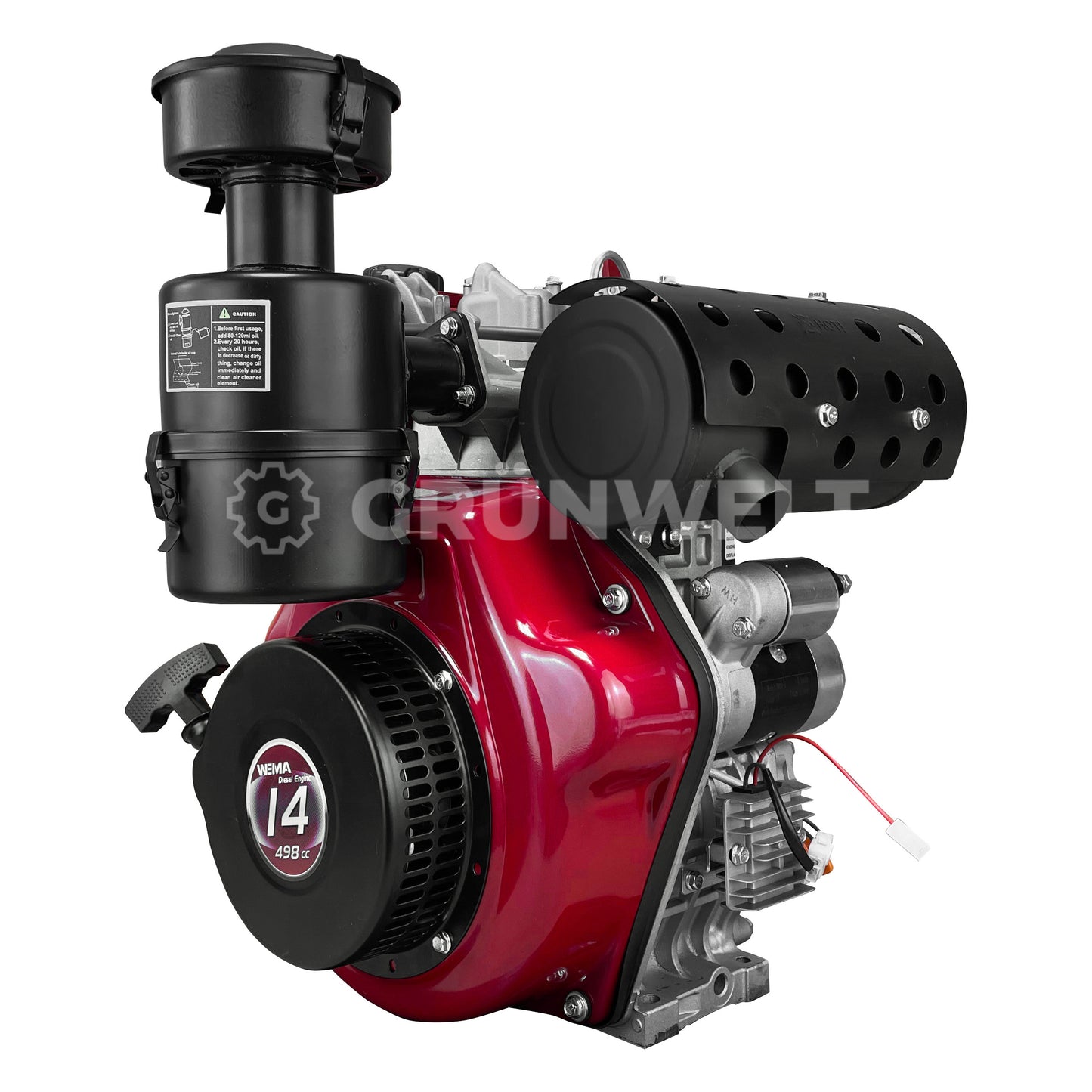 Dieselmotor Weima WM192FAE mit Ölbadluftfilter