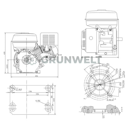 Benzinmotor Weima WM192FE